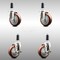 Service Caster 4 Inch 316SS Maroon Poly Swivel 1 Inch Expanding Stem Caster Brake SCC, 2PK SCC-SS316EX20S414-PPUB-MRN-2-TLB-2-1 - alternate 3